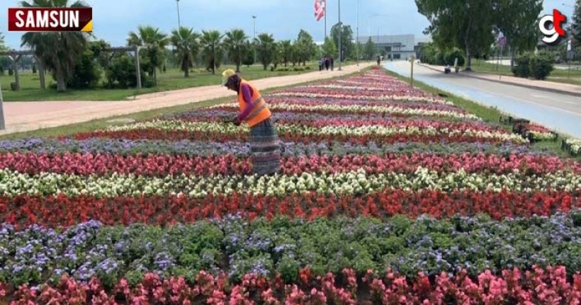 Samsun'da ki bu güzelliklerin mimarı kadınlar