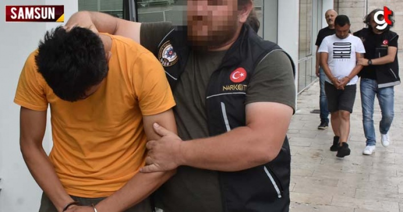 İlkadım'da uyuşturucu operasyonu 3 gözaltı