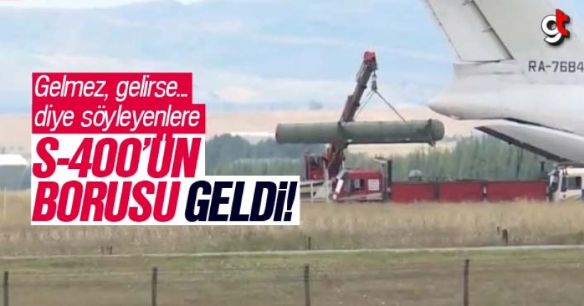 S-400lerin füze rampası Türkiye'ye geldi