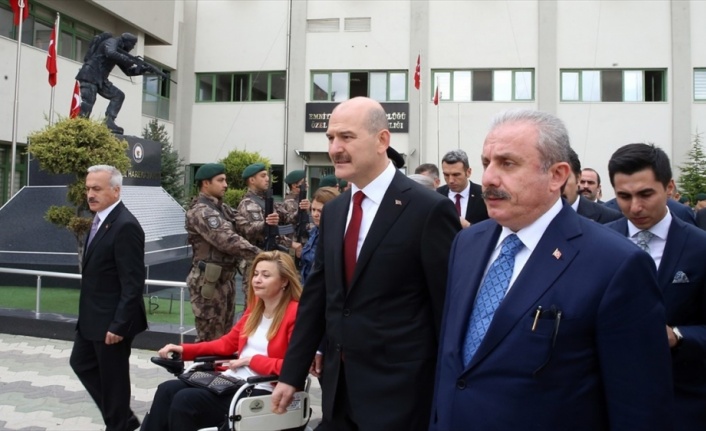 Şentop ve Soylu'dan Gölbaşı Özel Harekat Başkanlığına ziyaret