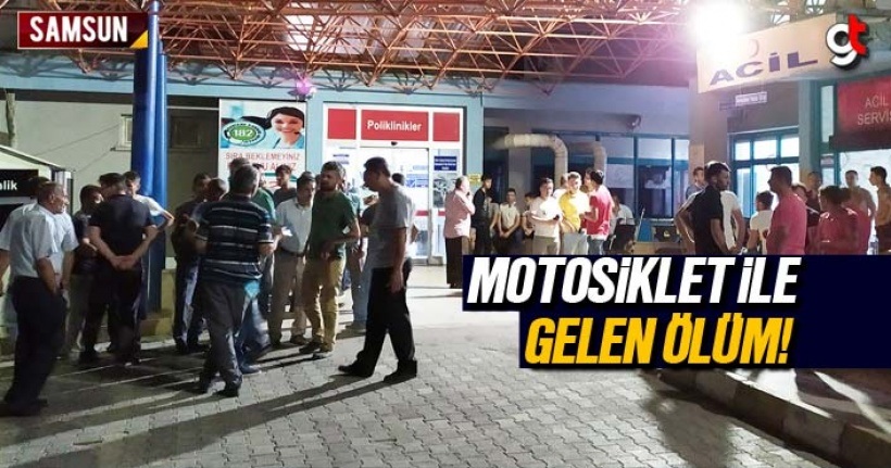 Samsun Haber: Motosiklet 59 yaşındaki kişinin canını aldı