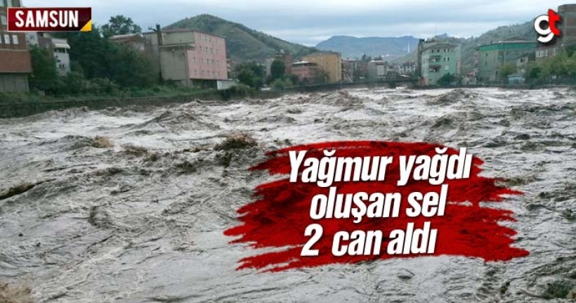 Samsun Salıpazarı'nda selde 2 kişi öldü