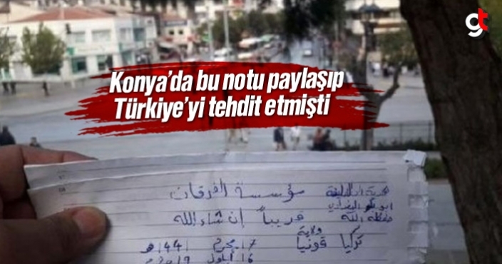 Bu notu paylaşıp Türkiye'yi tehdit etmişti