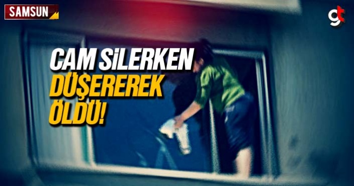 Cam silerken düşen kadın öldü