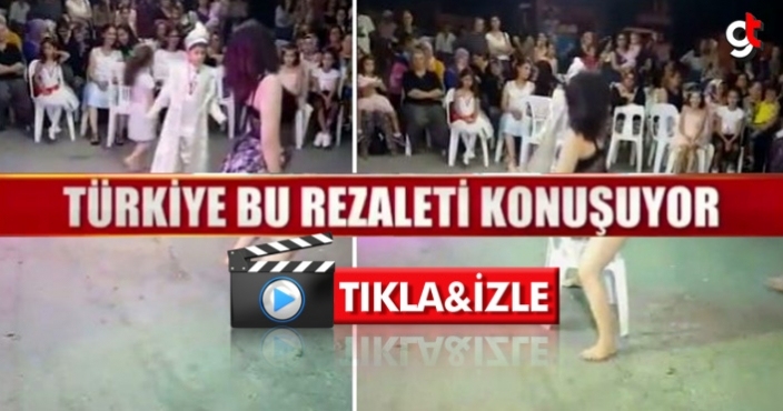 Sünnet Düğününde  twerk dansı yapan bir kadın videosu