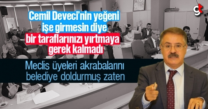 Cemil Deveci, meclis üyelerine resti çekti