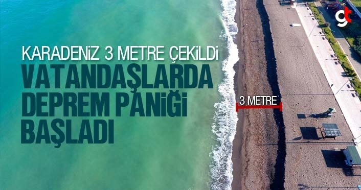 Karadeniz 3 metre çekildi, deprem mi olacak?