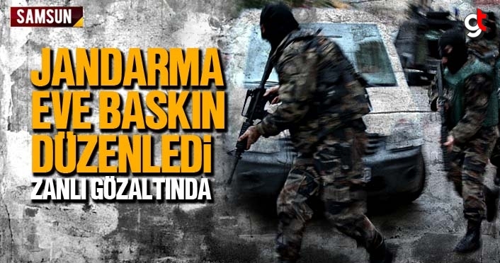 Jandarma, eve baskın yaptı, 1 gözaltı