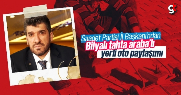 Temel Armutçu’nun bilyalı tahta arabalı ‘Yerli Otomobil’ paylaşımı