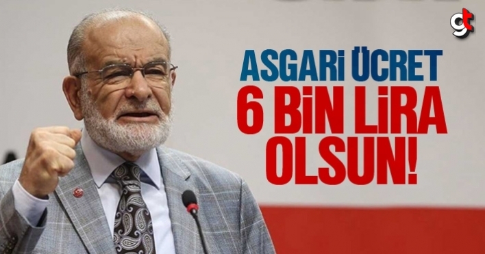 Temel Karamollaoğlu, 'Asgari ücret 6 Bin lira olsun'