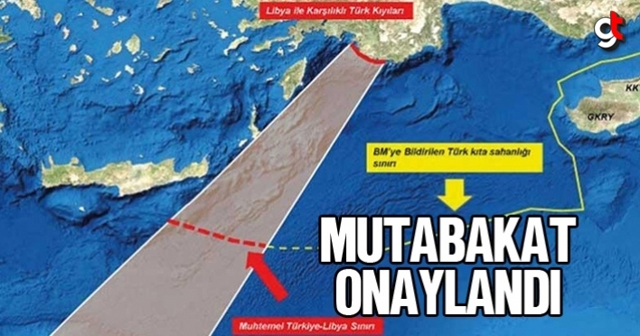 Türkiye ile Libya arasında imzalanan mutabakat muhtırası onaylandı