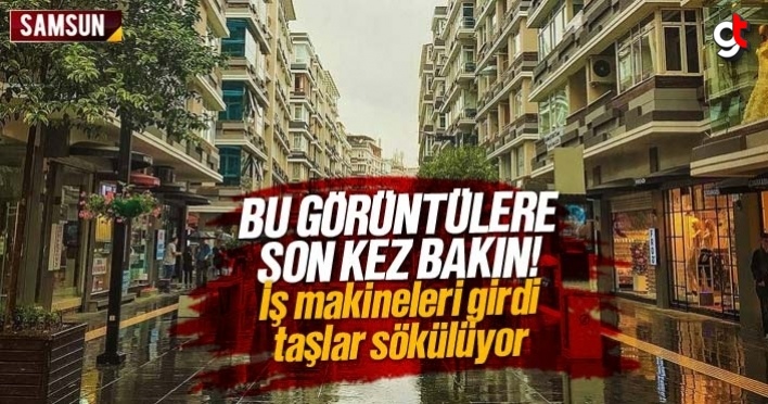 Çiftlik Caddesi’nde yıkım başladı