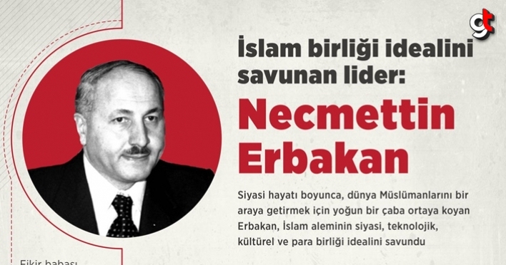 İslam birliği idealini savunan lider: Necmettin Erbakan