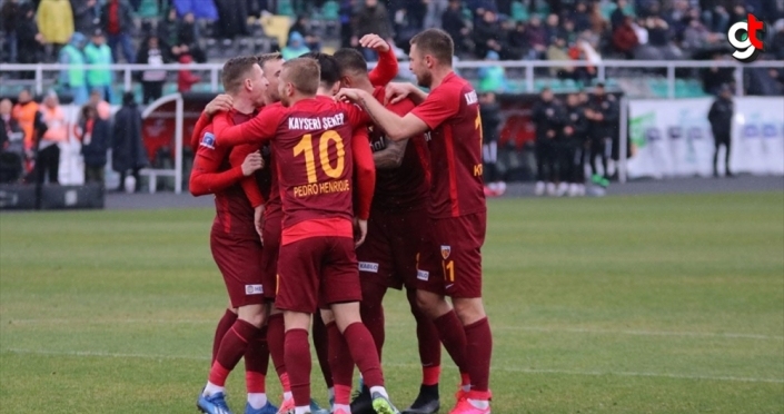 Kayserispor'da ilk deplasman galibiyeti umutları artırdı