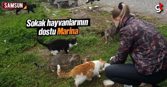 Sokak hayvanlarının dostu Marina