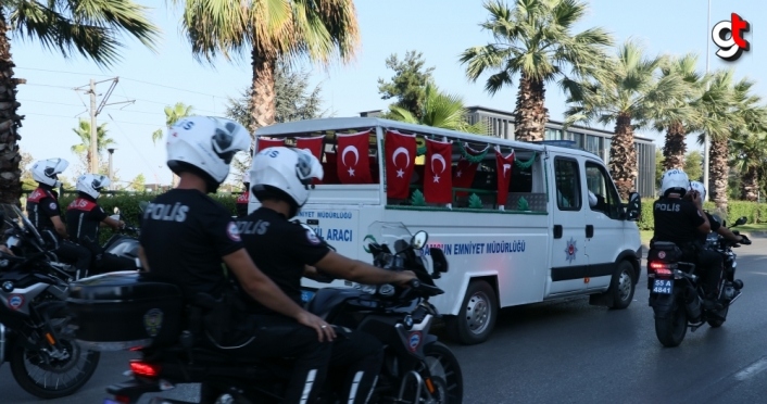 Şehit polis Adem Keskin Samsun'da son yolculuğuna uğurlandı