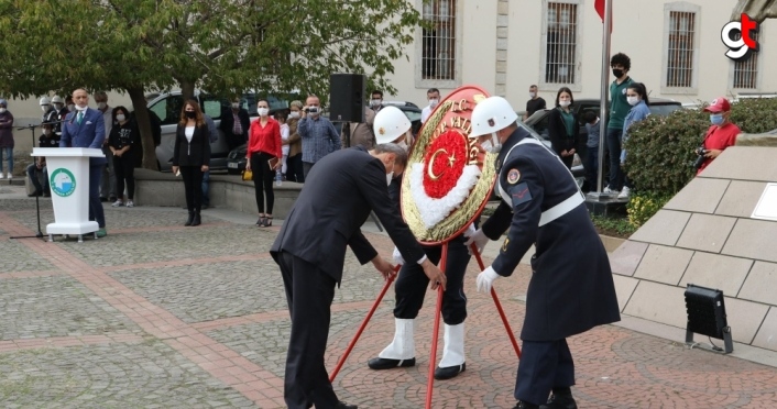 Sinop'ta 29 Ekim Cumhuriyet Bayramı dolasıyla tören düzenlendi