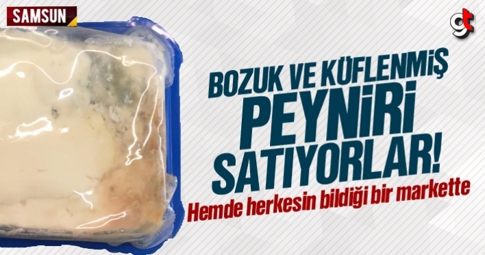 Bozulmuş ve küflenmiş peyniri satıyorlar