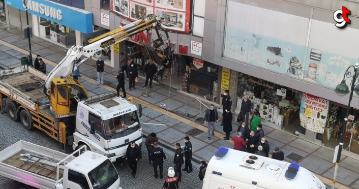 Rize'de vinç sepetinden düşen kişi öldü