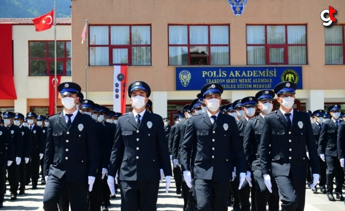 Trabzon'da 240 polis adayı mezun oldu