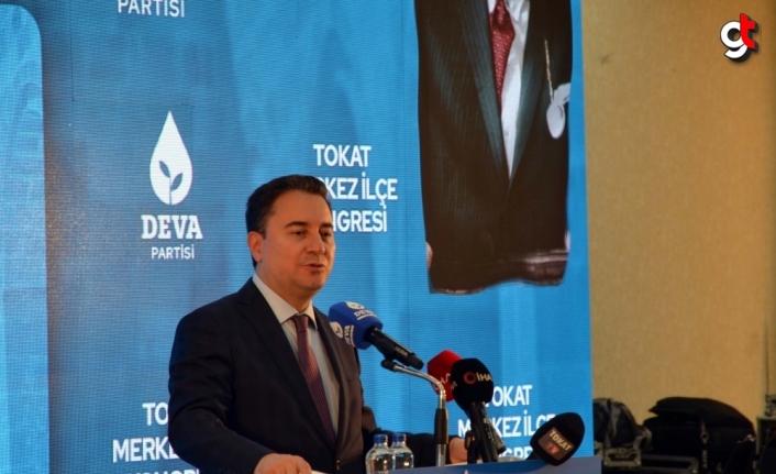 DEVA Partisi Genel Başkanı Ali Babacan Tokat'ta konuştu: