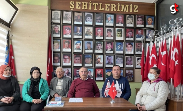 Sinop'ta şehit yakınları ve gazilerden İYİ Partili Türkkan'a tepki