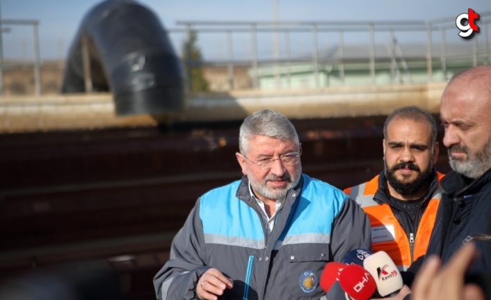 Çorum'da Koçhisar Barajı'nın suyu arıtma tesisine ulaştırıldı