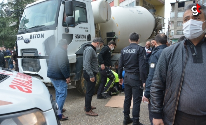 Ordu'da beton mikserinin çarptığı 11 yaşındaki çocuk hayatını kaybetti