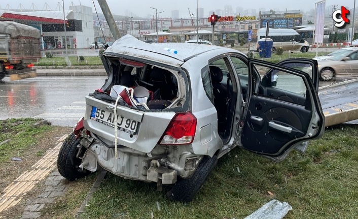 Samsun'daki trafik kazasında 5 kişi yaralandı