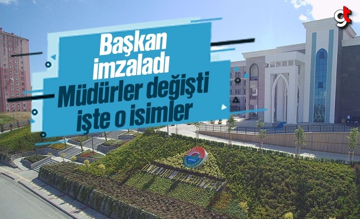 İlkadım Belediyesi'nde müdürlerin yeri değişti