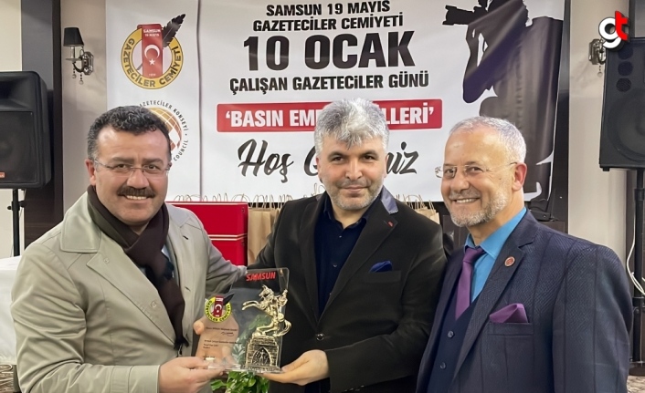 Samsun'da "Basın Emek Ödülleri" programı düzenlendi