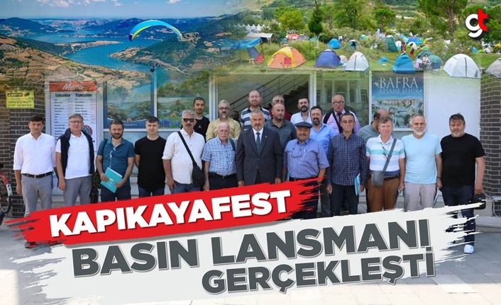 Bafra Kapıkaya Festivali basın lansmanı yapıldı