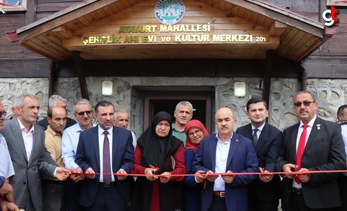 Kavak'ta Şehitlik Anı Evi Açıldı