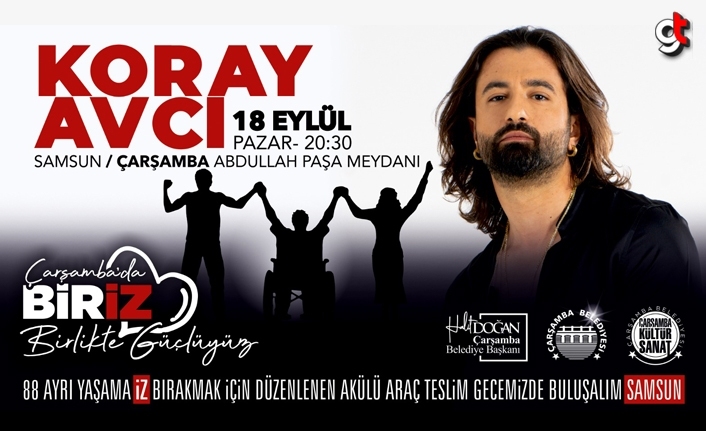 Koray Avcı, Çarşamba'da konser verecek