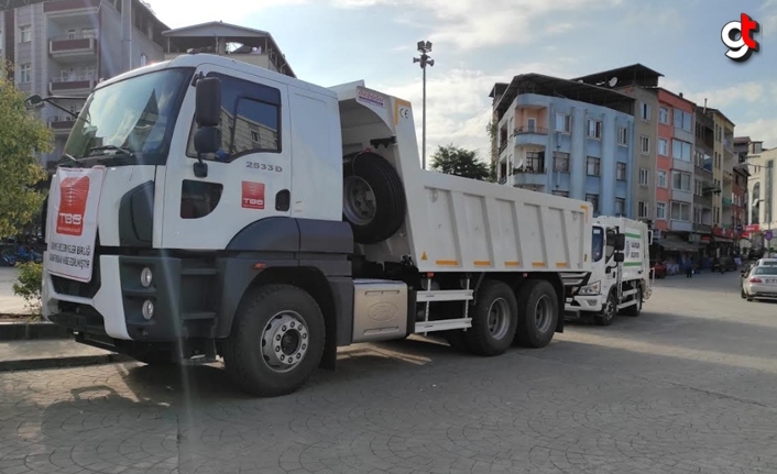 Salıpazarı Belediyesi’ne Araç Takviyesi