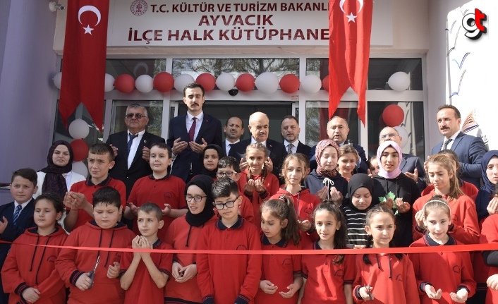 Samsun Ayvacık İlçe Halk Kütüphanesi hizmete açıldı