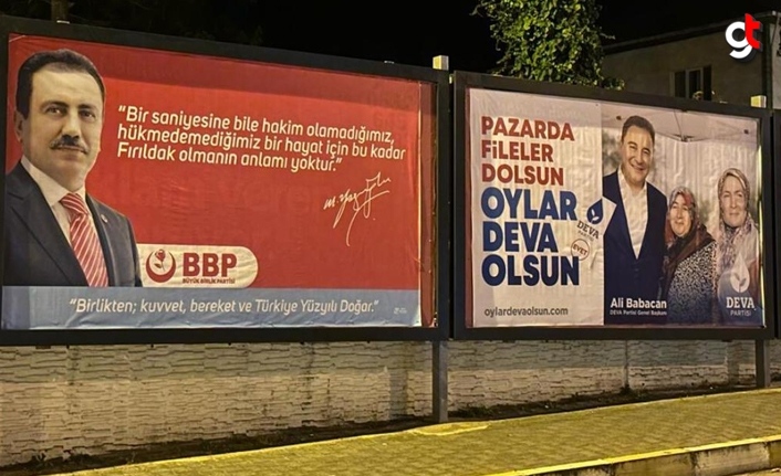 BBP'den DEVA'ya afişli gönderme