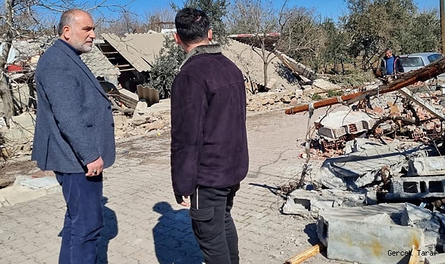 Başkan Sandıkçı deprem bölgesine gitti