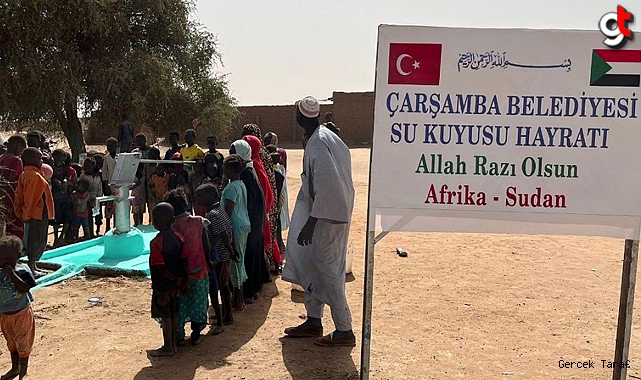 Çarşamba Belediyesi, Sudan’da da su kuyusu açtırdı