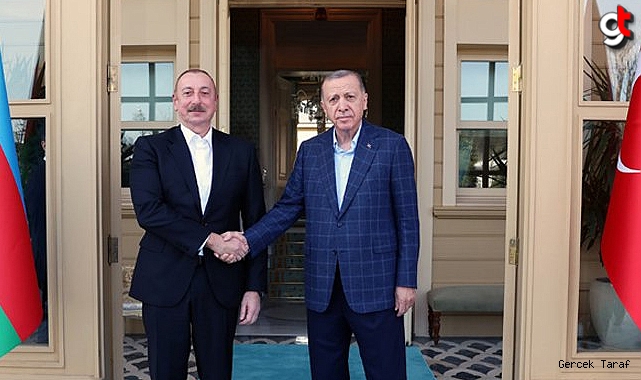 Erdoğan ile Aliyev bir araya geldi