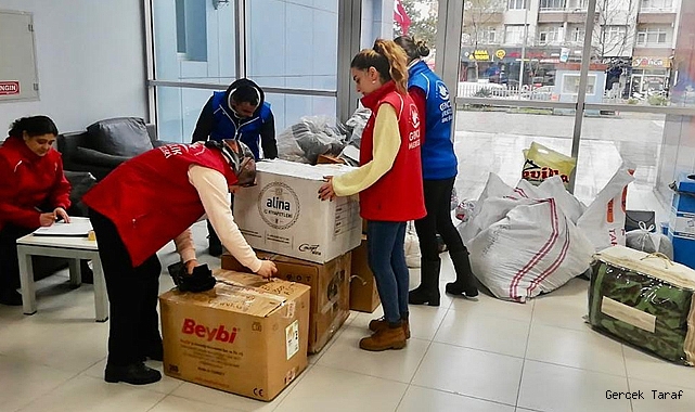 Samsun'dan deprem bölgesine yardım