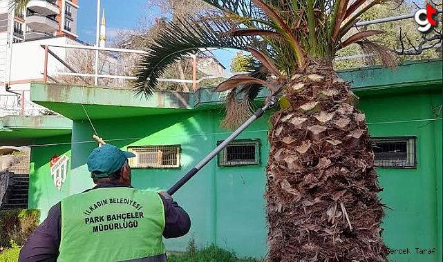 İlkadım'da parklar bakıma alındı