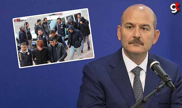 Bakan Soylu açıkladı, Samsun merkezli 65 kişi yakalandı