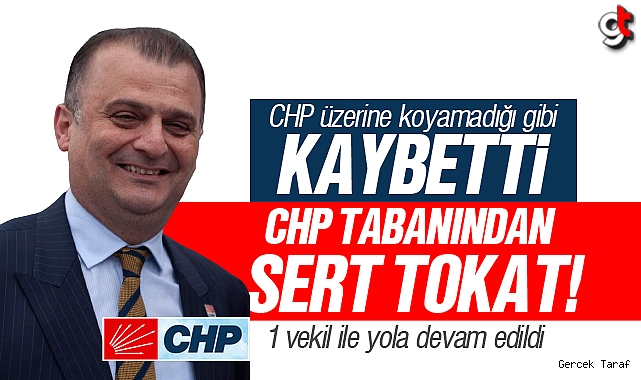 Samsun CHP'de ikinci sıra tepkisi oy kaybettirdi