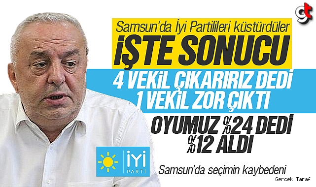 Samsun'da seçimin kaybedeni İyi Parti oldu