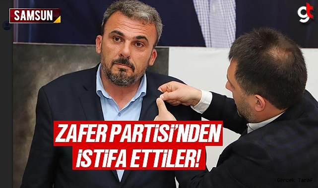 Samsun'da Zafer Partisi'nden istifa edip AK Parti'ye geçtiler