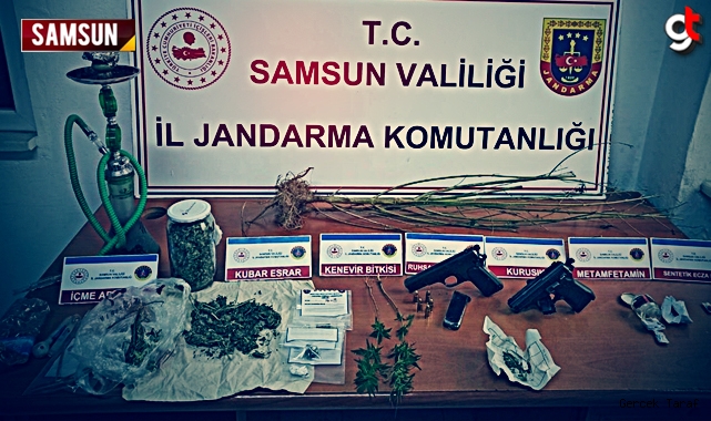 Samsun Terme’de uyuşturucu operasyonu