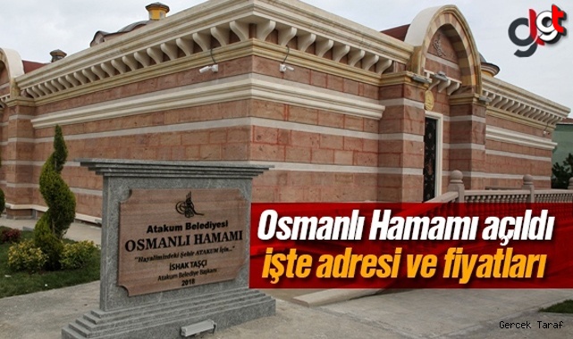 Samsun Atakum Osmanlı Hamamı Nerede, Fiyatları, İletişim Bilgileri