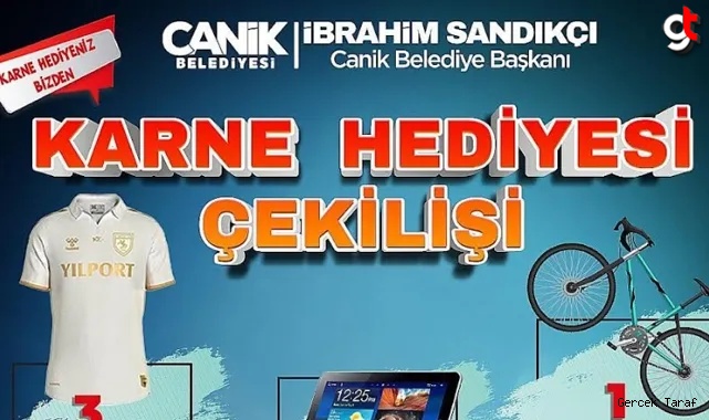 Canik Belediyesi Karne Hediyesi Çekilişi