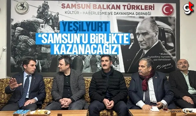 SBB Başkan Adayı Mustafa Yeşilyurt'tan Balkan Göçmenleri Derneğine Ziyaret